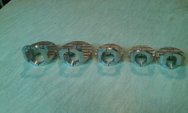 Mazco half collar insert for service tee connections Mazco half collar insert for service tee connections